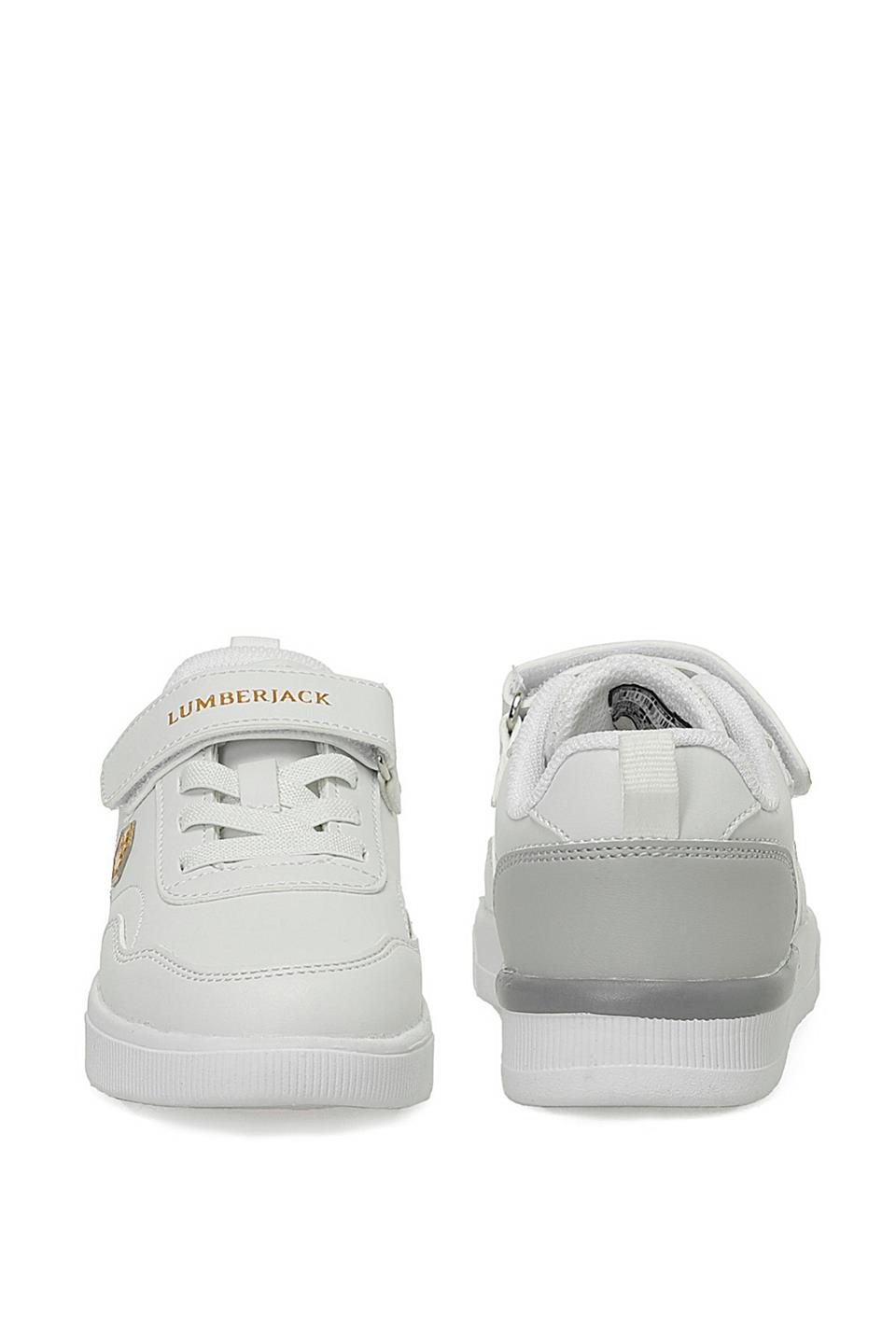 Lumberjack A102021758 5W Rich JR Erkek Çocuk Klasik Sneaker Beyaz - Turuncu