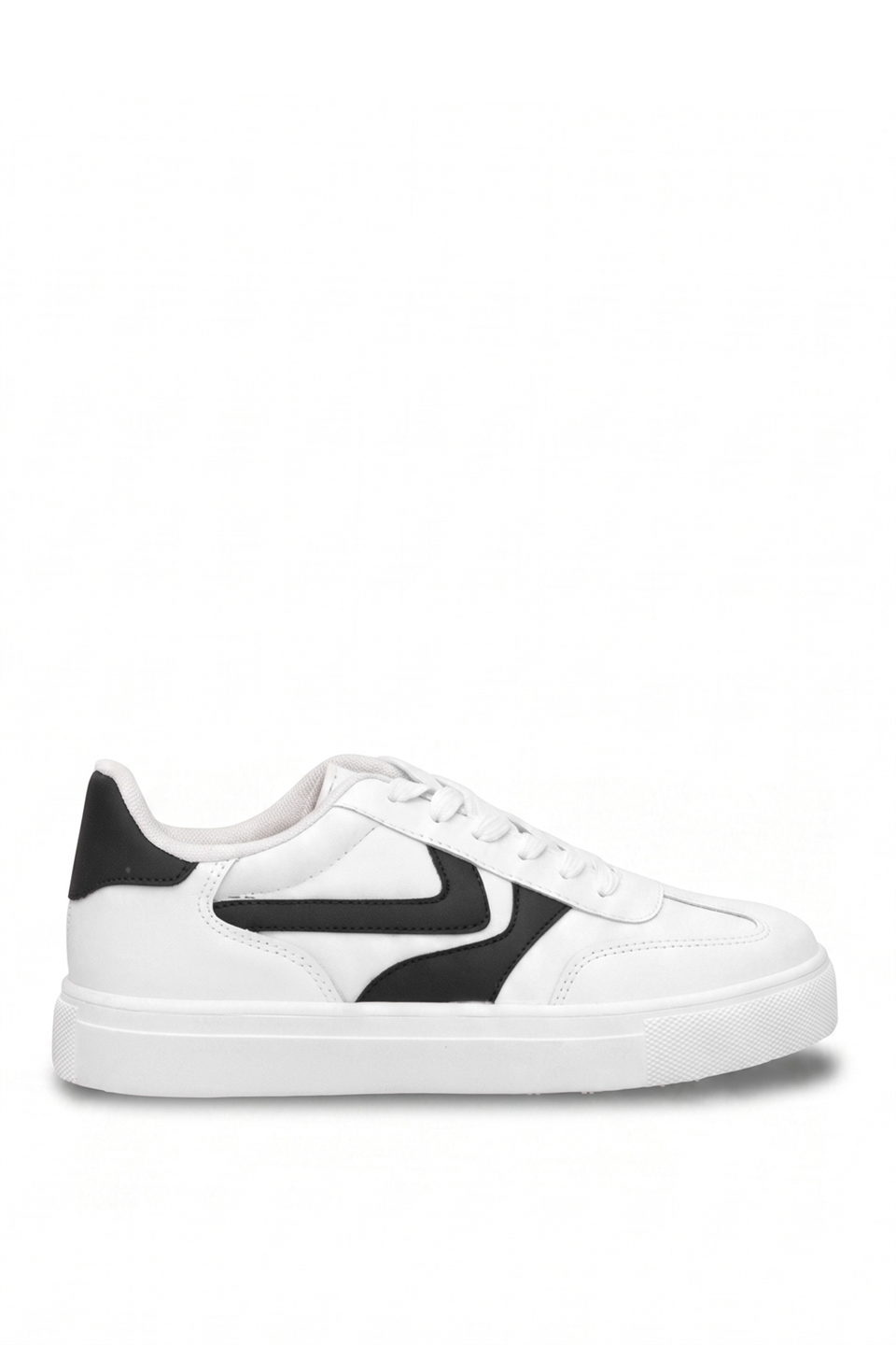 M.P 262-7086 Kadın Klasik Sneaker Beyaz - Siyah