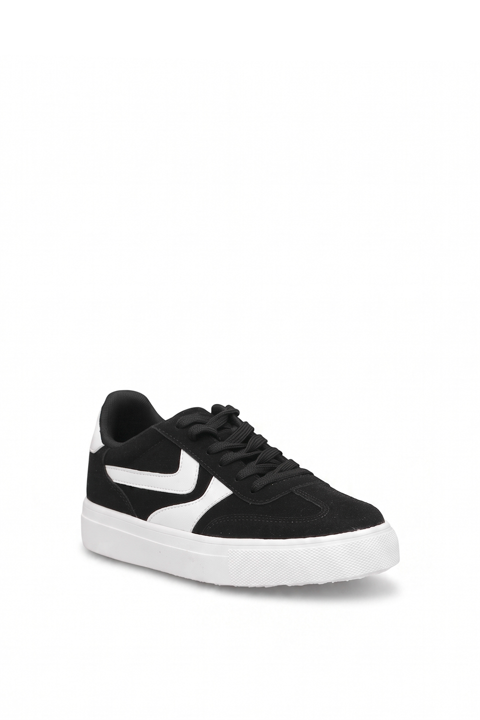 M.P 262-7086 Kadın Klasik Sneaker Siyah - Beyaz