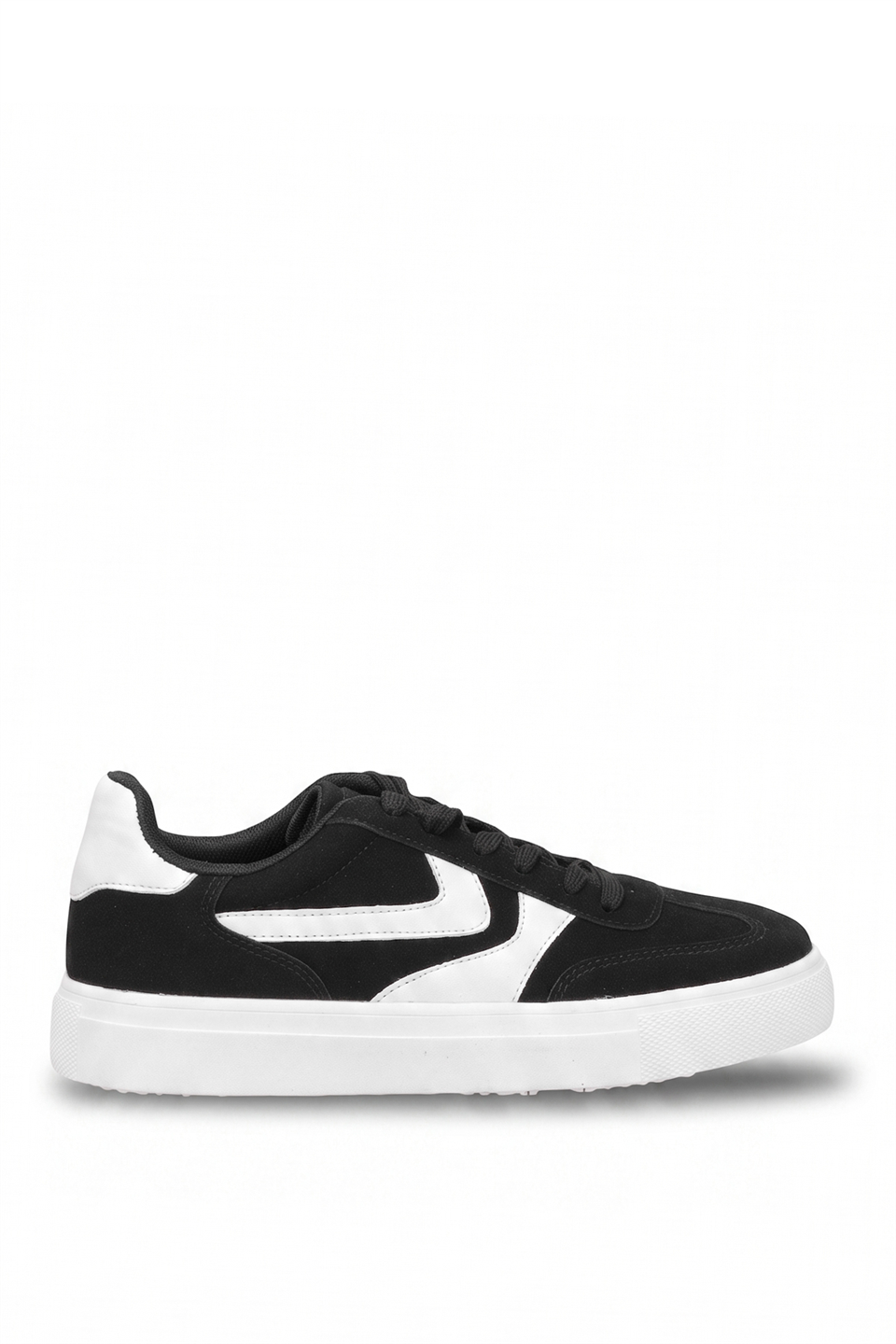 M.P 262-7086 Kadın Klasik Sneaker Siyah - Beyaz