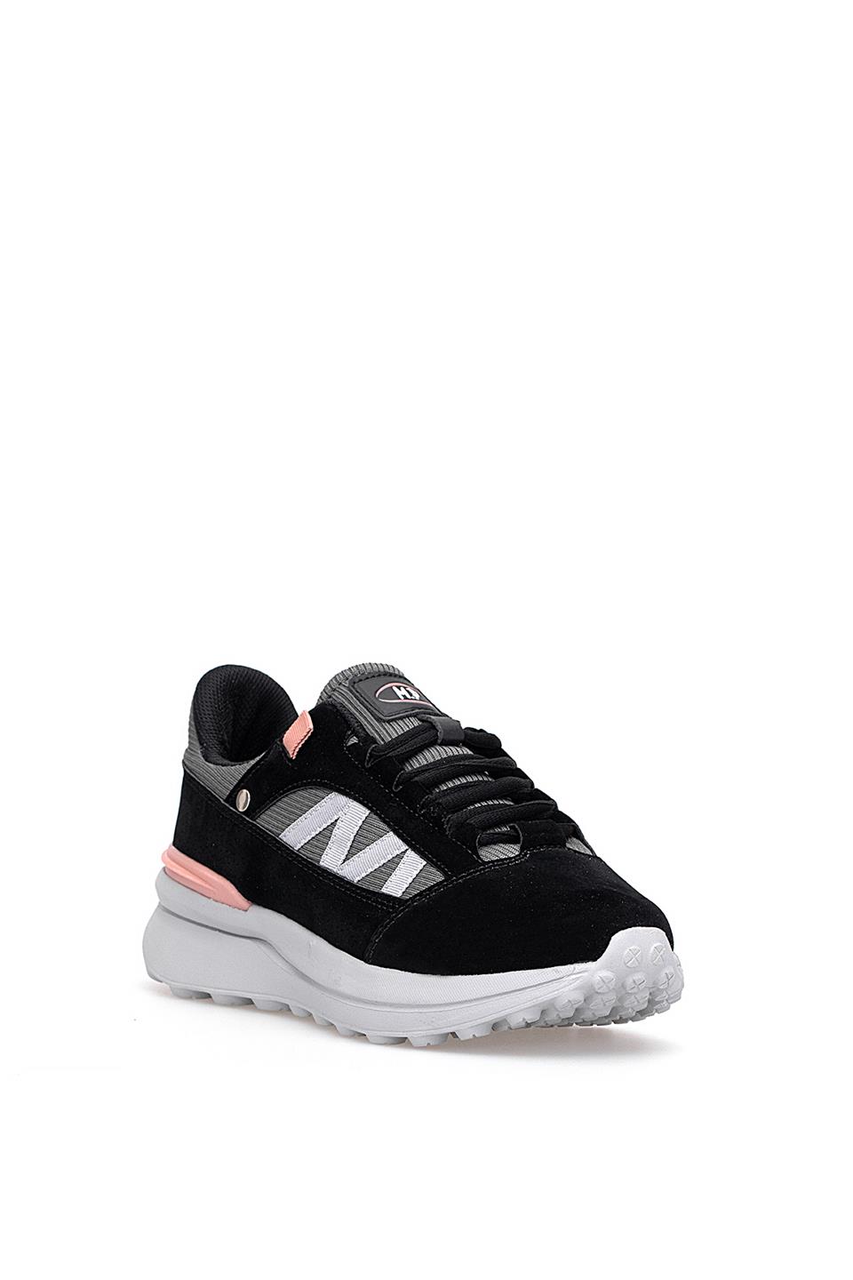 M.P 252-6054ZN Kadın Klasik Sneaker Siyah - Gri
