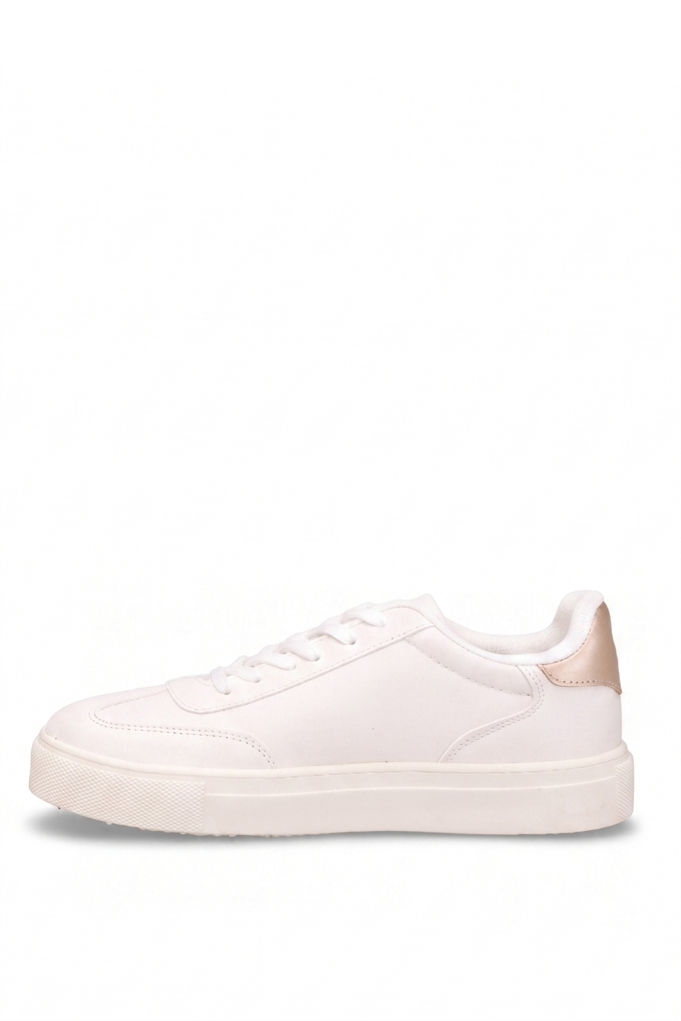 M.P 262-7086 Kadın Klasik Sneaker Beyaz - Altın