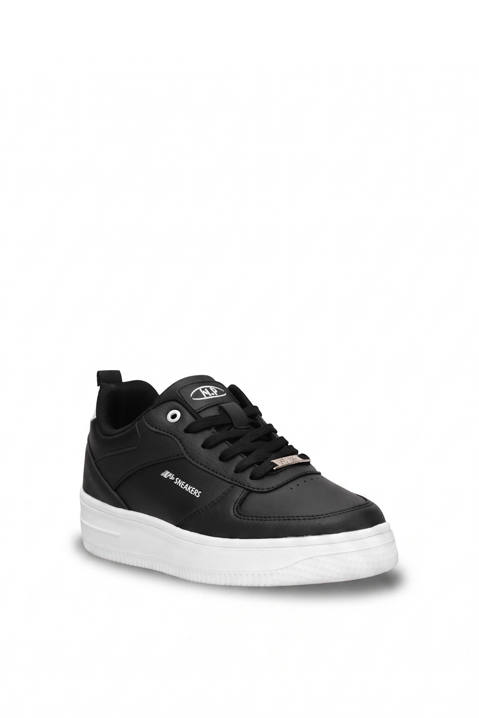M.P 262-6049 Kadın Klasik Sneaker Siyah - Beyaz