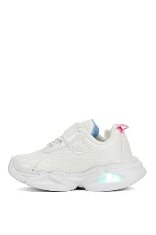 M.P 251-3435BB Bebe Kız Çocuk Yürüyüş Ayakkabısı Beyaz - Pembe