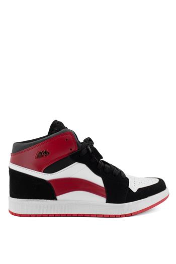 M.P 222-2640MR Erkek Spor Ayakkabı Siyah - Kırmızı