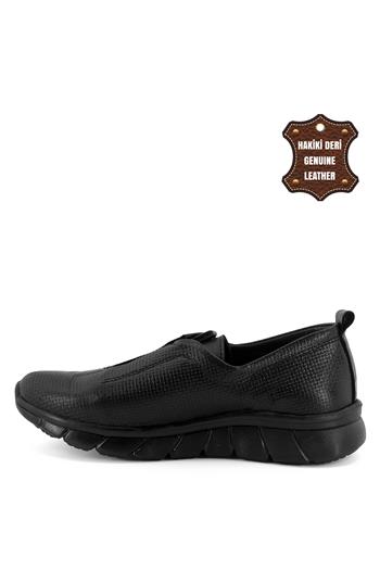 Mammamia D23YA-3500C Kadın Deri Günlük Ayakkabı Siyah