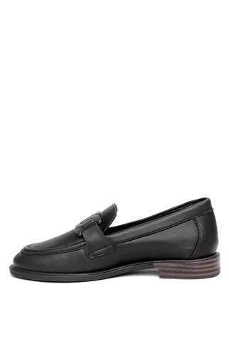 Mammamia D24YA-3235 Kadın Deri Casual Ayakkabı Siyah