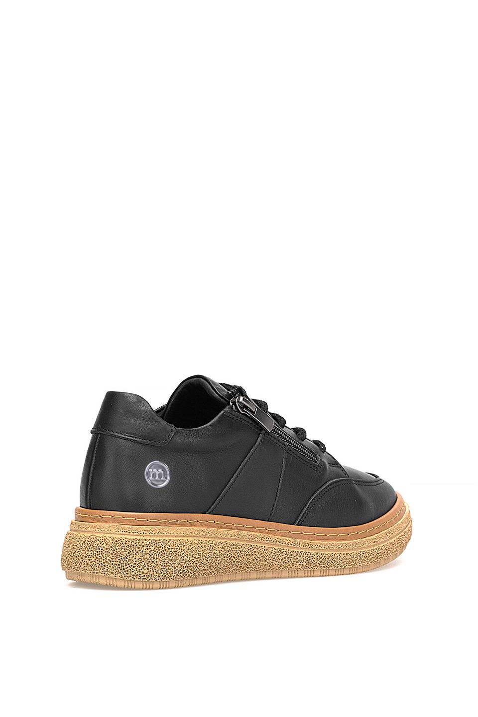 Mammamia D25KA-145 Kadın Hakiki Deri Casual Ayakkabı Siyah