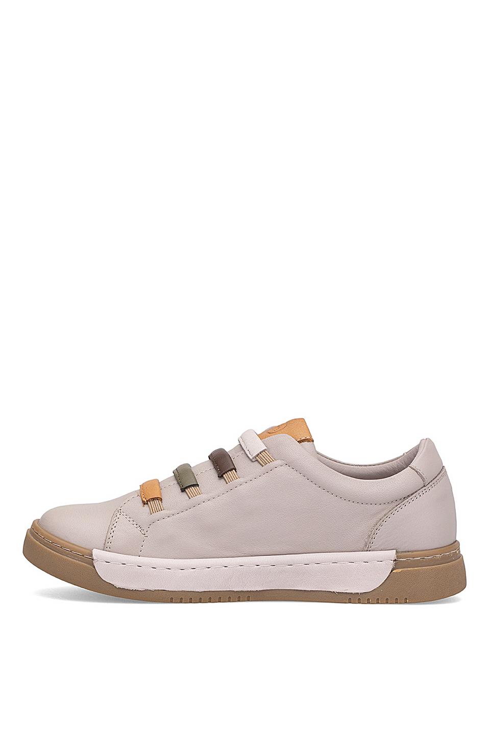 Mammamia D25KA-240 Kadın Hakiki Deri Casual Ayakkabı Gri