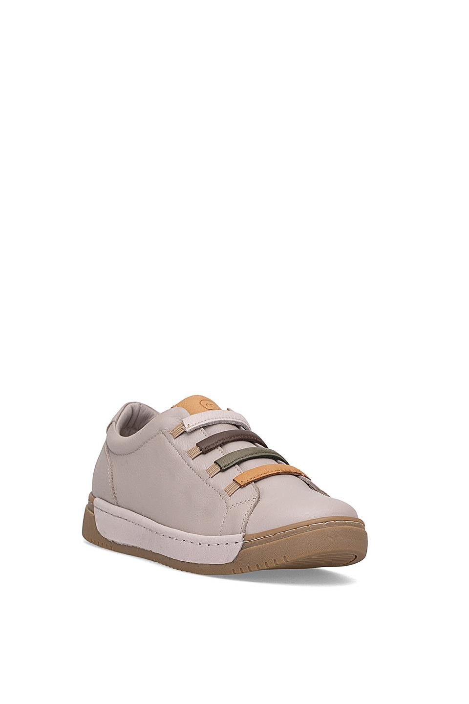 Mammamia D25KA-240 Kadın Hakiki Deri Casual Ayakkabı Gri