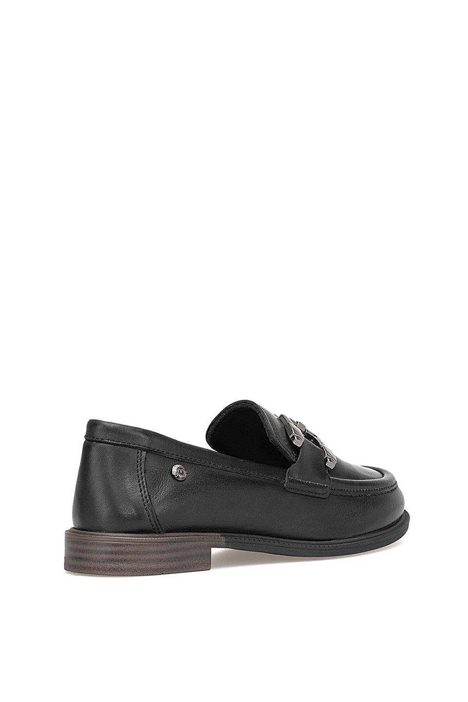 Mammamia D25KA-3415 Kadın Hakiki Deri Casual Ayakkabı Siyah