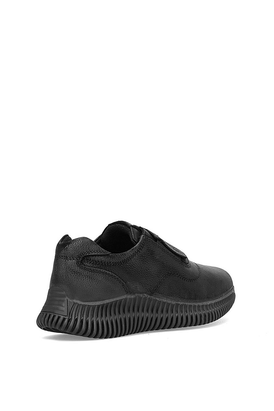 Mammamia D25KA-3475 Kadın Hakiki Nubuk Deri Casual Ayakkabı Siyah