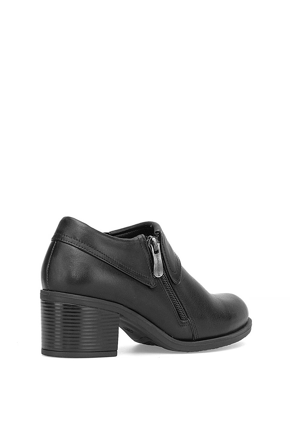 Mammamia D25KA-3725 Kadın Hakiki Deri Klasik Topuklu Ayakkabı Siyah