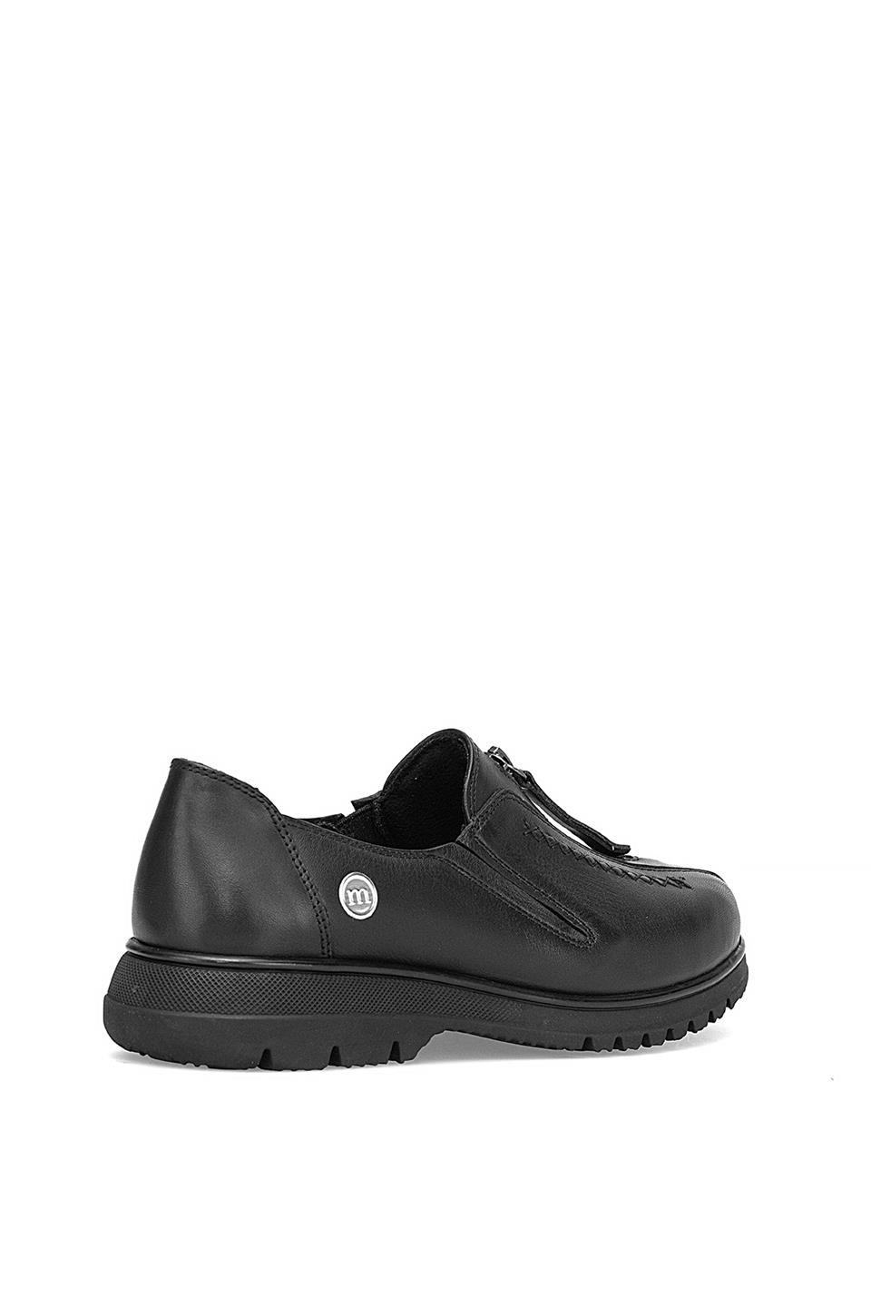 Mammamia D25KA-845 Kadın Hakiki Deri Casual Ayakkabı Siyah