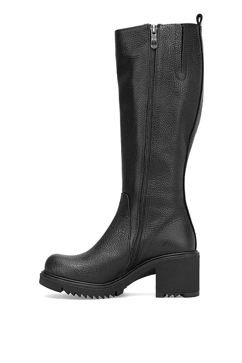 Mammamia D25KC-2330 Kadın Hakiki Deri Klasik Çizme Siyah