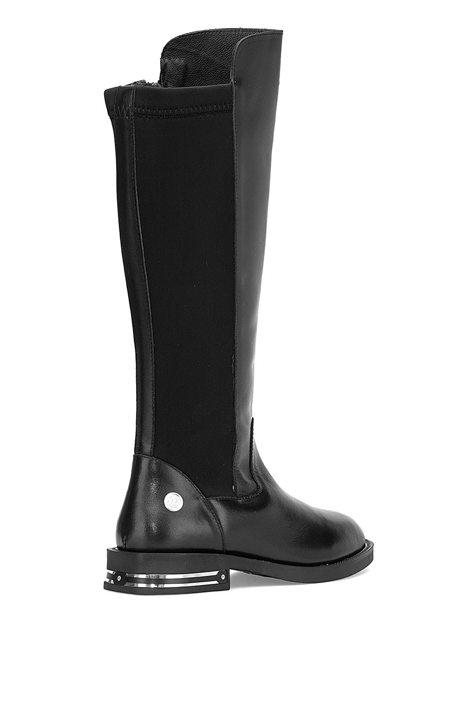 Mammamia D25KC-2365 Kadın Hakiki Deri Klasik Çizme Siyah