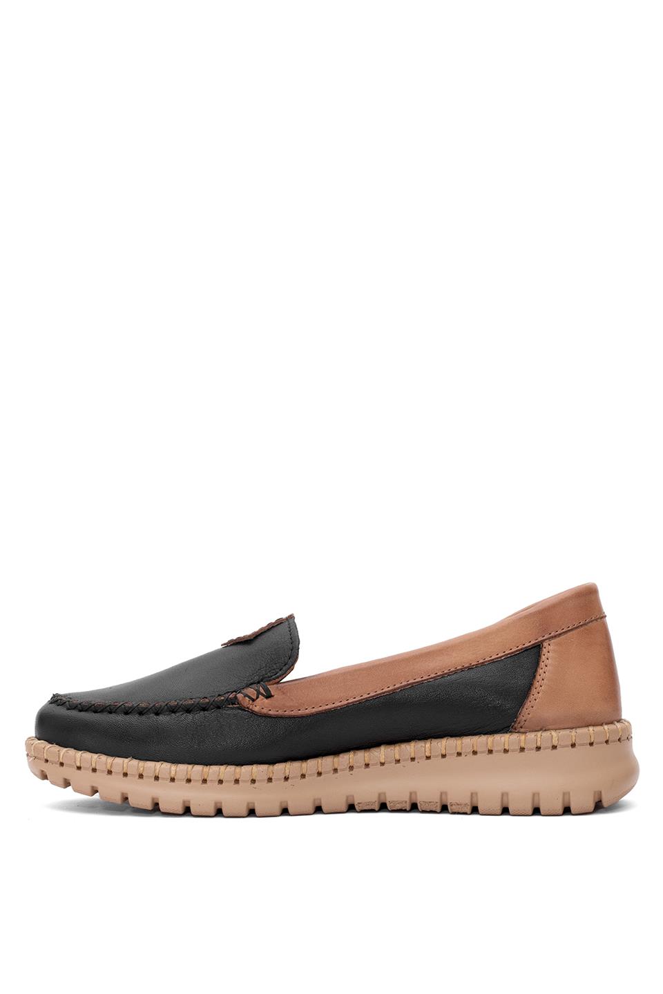 Mammamia D25YA-3265 Kadın Hakiki Deri Casual Ayakkabı Siyah