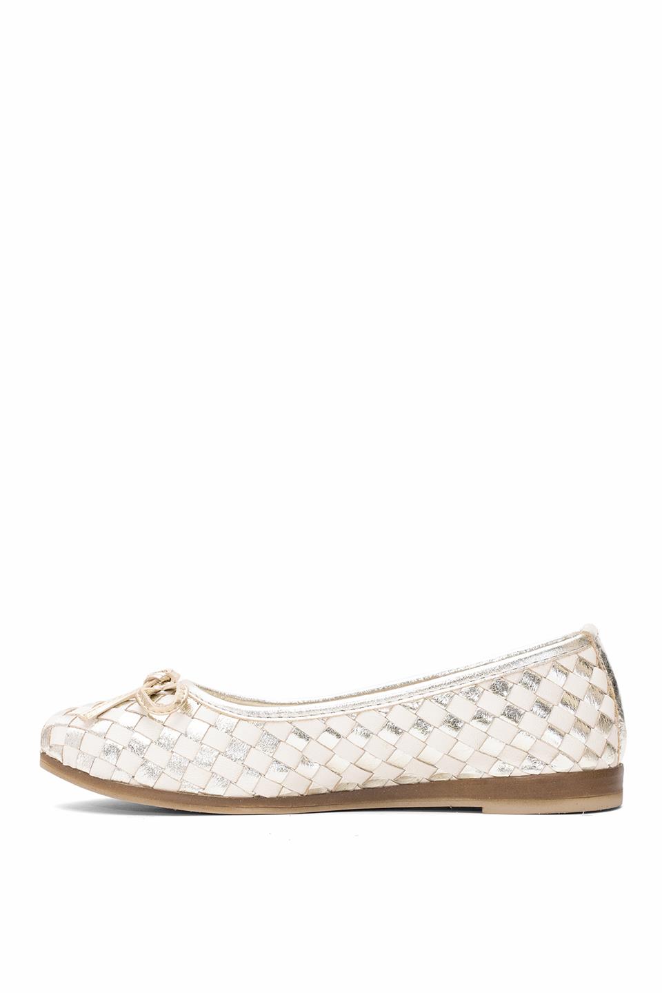 Mammamia D25YA-525 Kadın Hakiki Deri Babet Altın