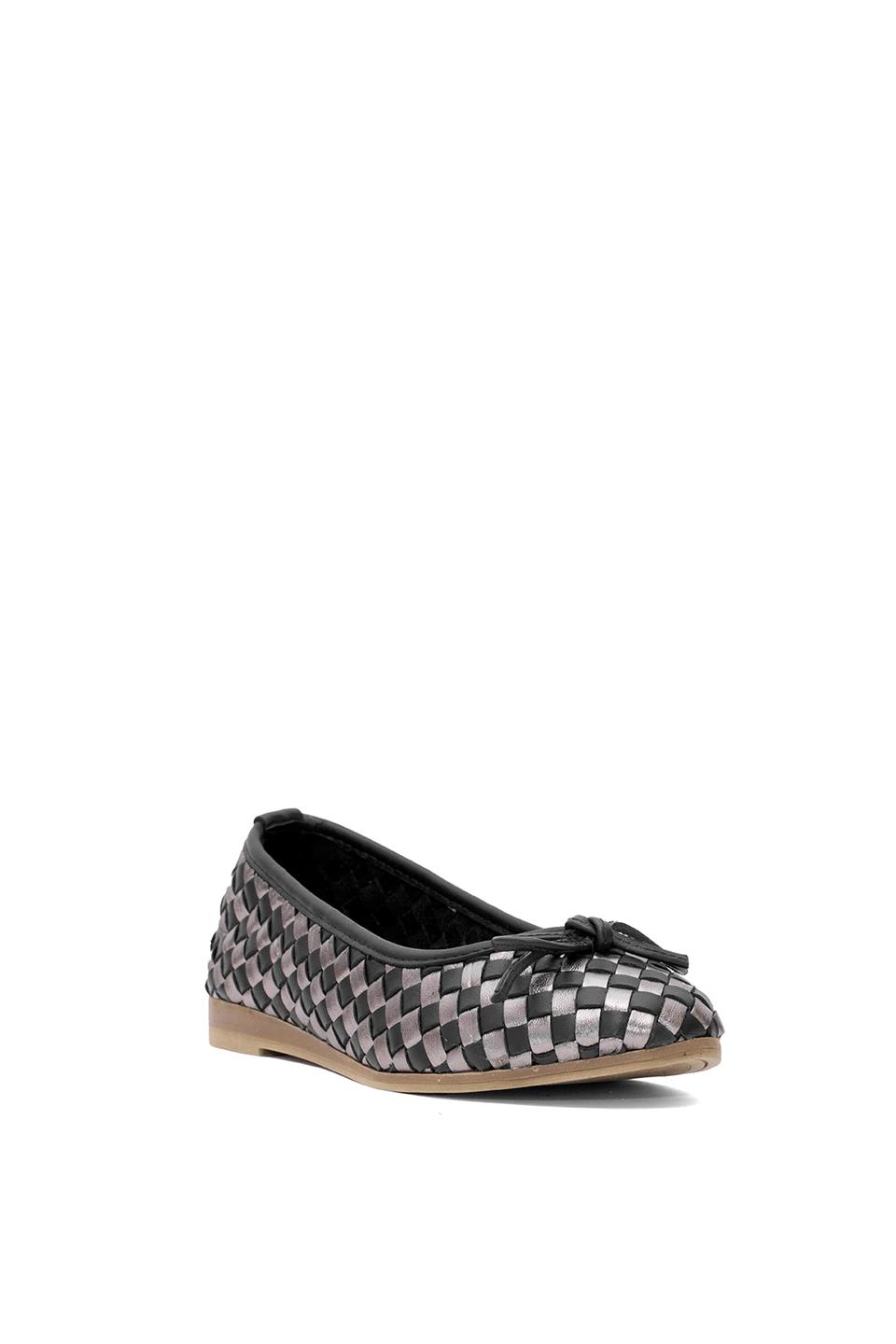 Mammamia D25YA-525 Kadın Hakiki Deri Babet Siyah