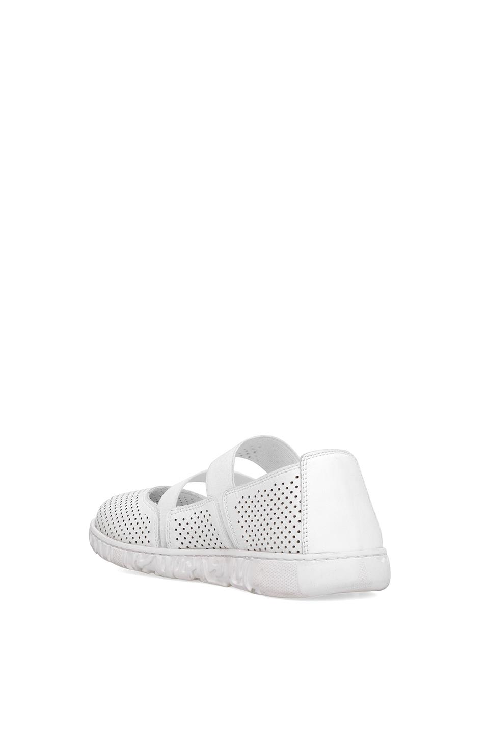 Mammamia D25YA-645 Kadın Hakiki Deri Casual Ayakkabı Beyaz