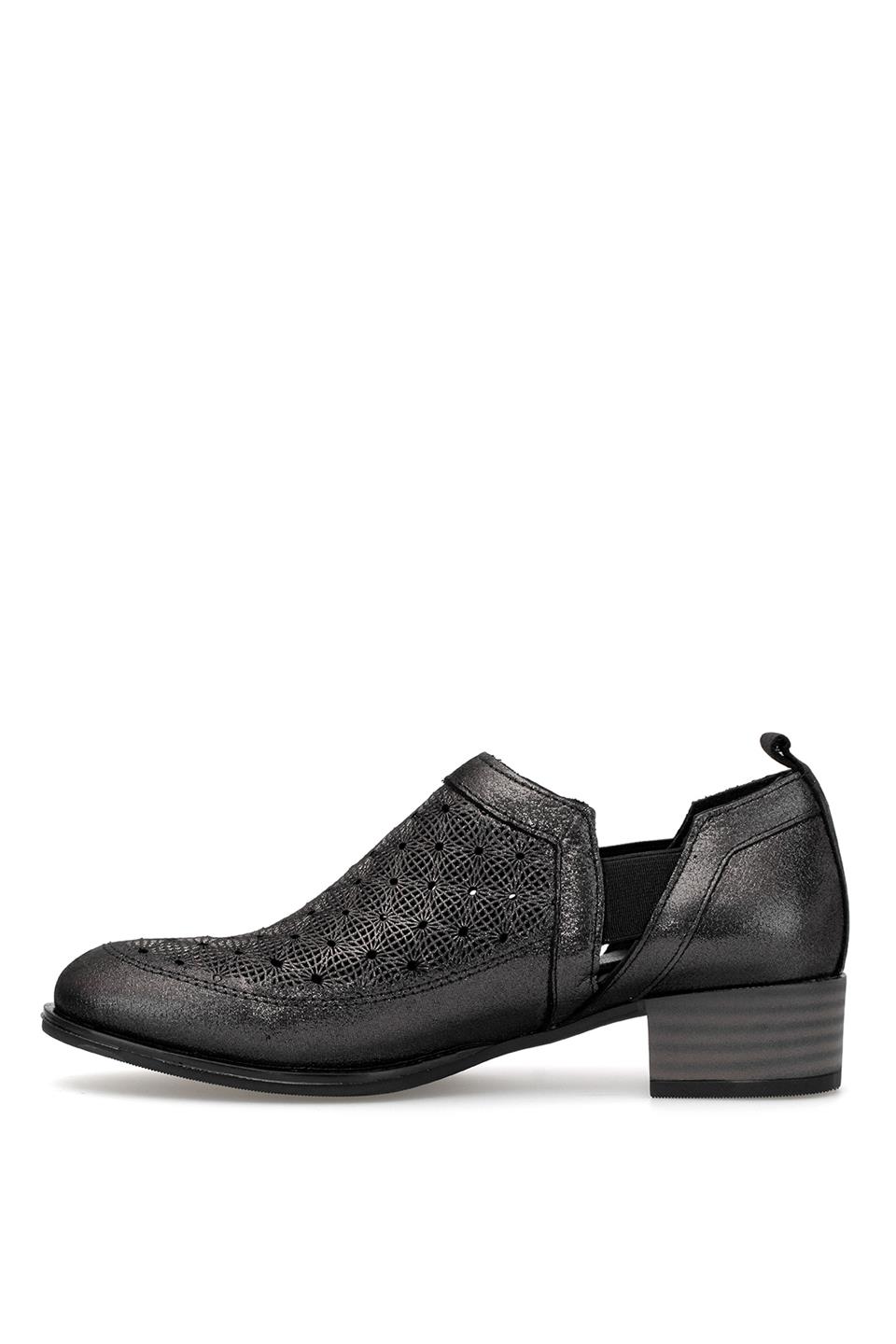 Mammamia D25YA-7360 Kadın Hakiki Deri Casual Ayakkabı Platin