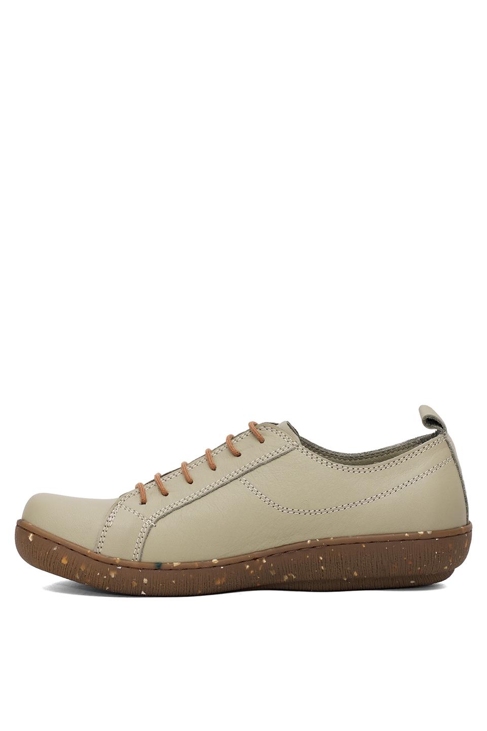 Mammamia D25YA-870 Kadın Hakiki Deri Casual Ayakkabı Yeşil