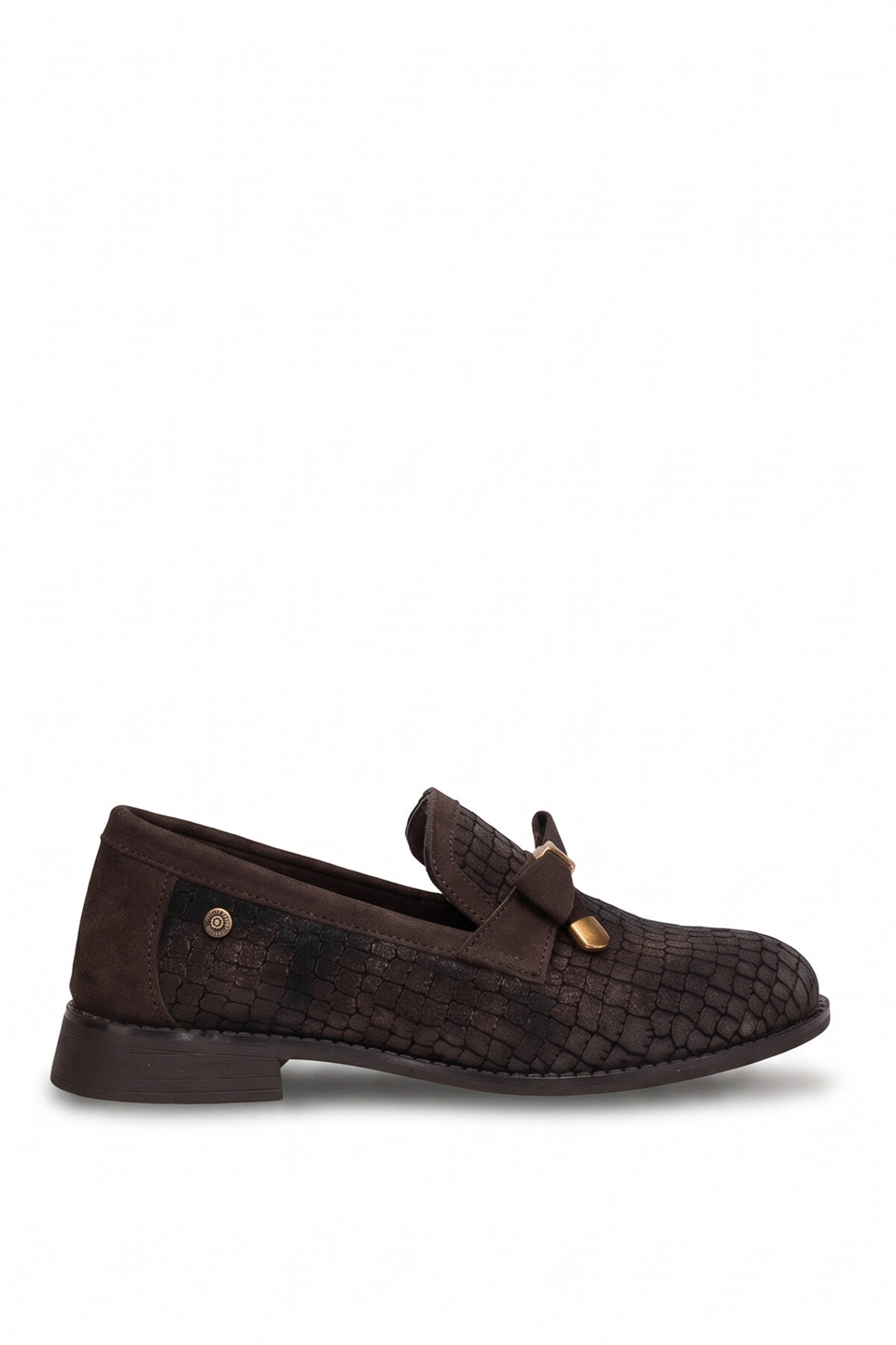 Mammamia D26KA-3075 Kadın Hakiki Deri Casual Ayakkabı Kahverengi