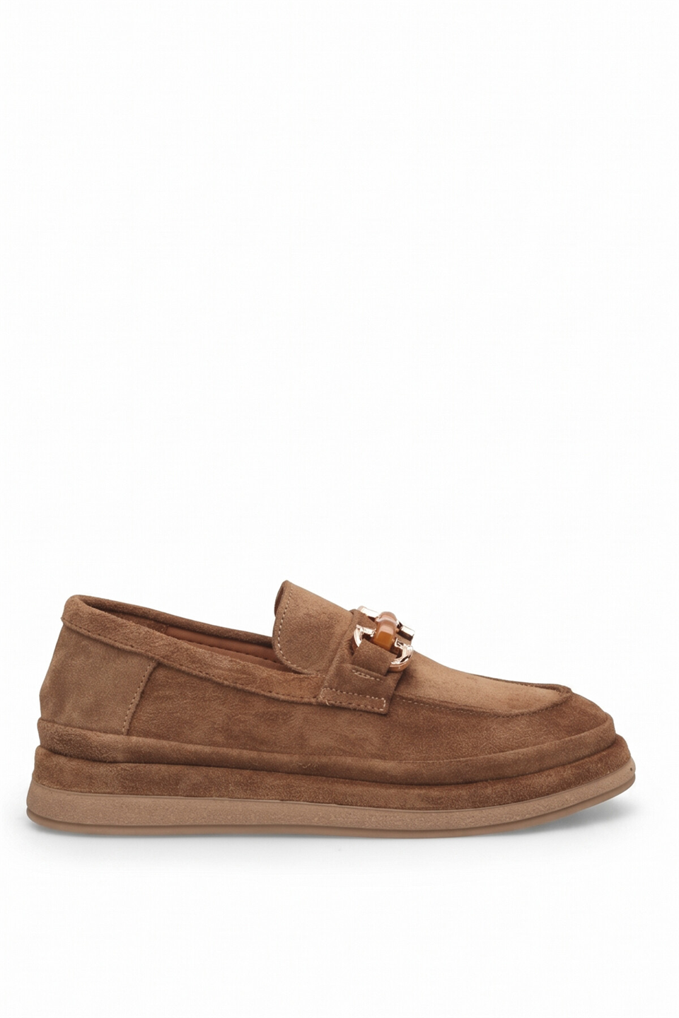 Mammamia D26KA-7030 Kadın Hakiki Deri Casual Ayakkabı Taba