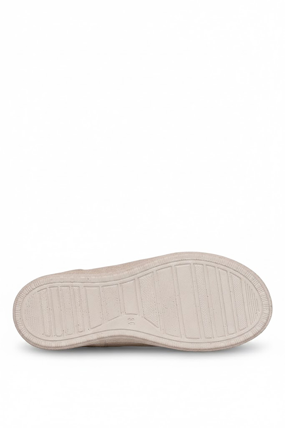 Mammamia D26YA-3945 Kadın Hakiki Deri Casual Ayakkabı Krem