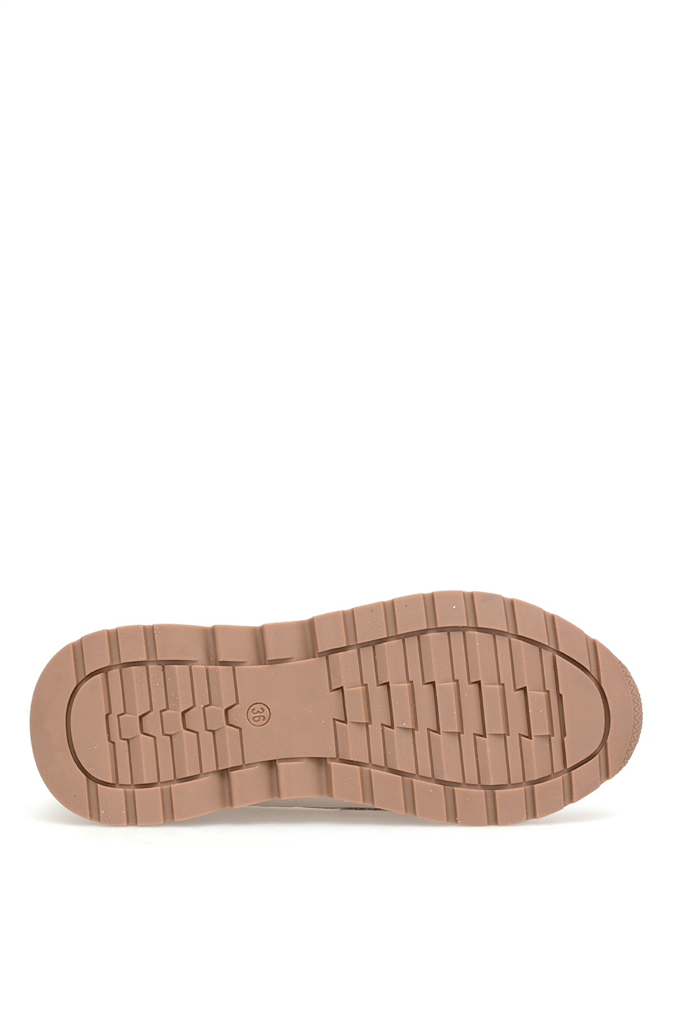 Mammamia D26YA-3975 Kadın Hakiki Deri Casual Ayakkabı Krem