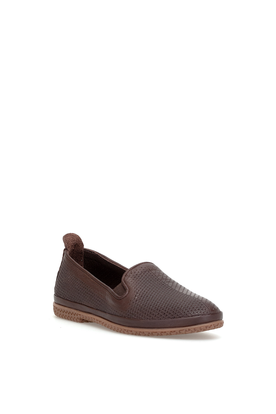 Mammamia D26YA-7145 Kadın Hakiki Deri Casual Ayakkabı Kahverengi