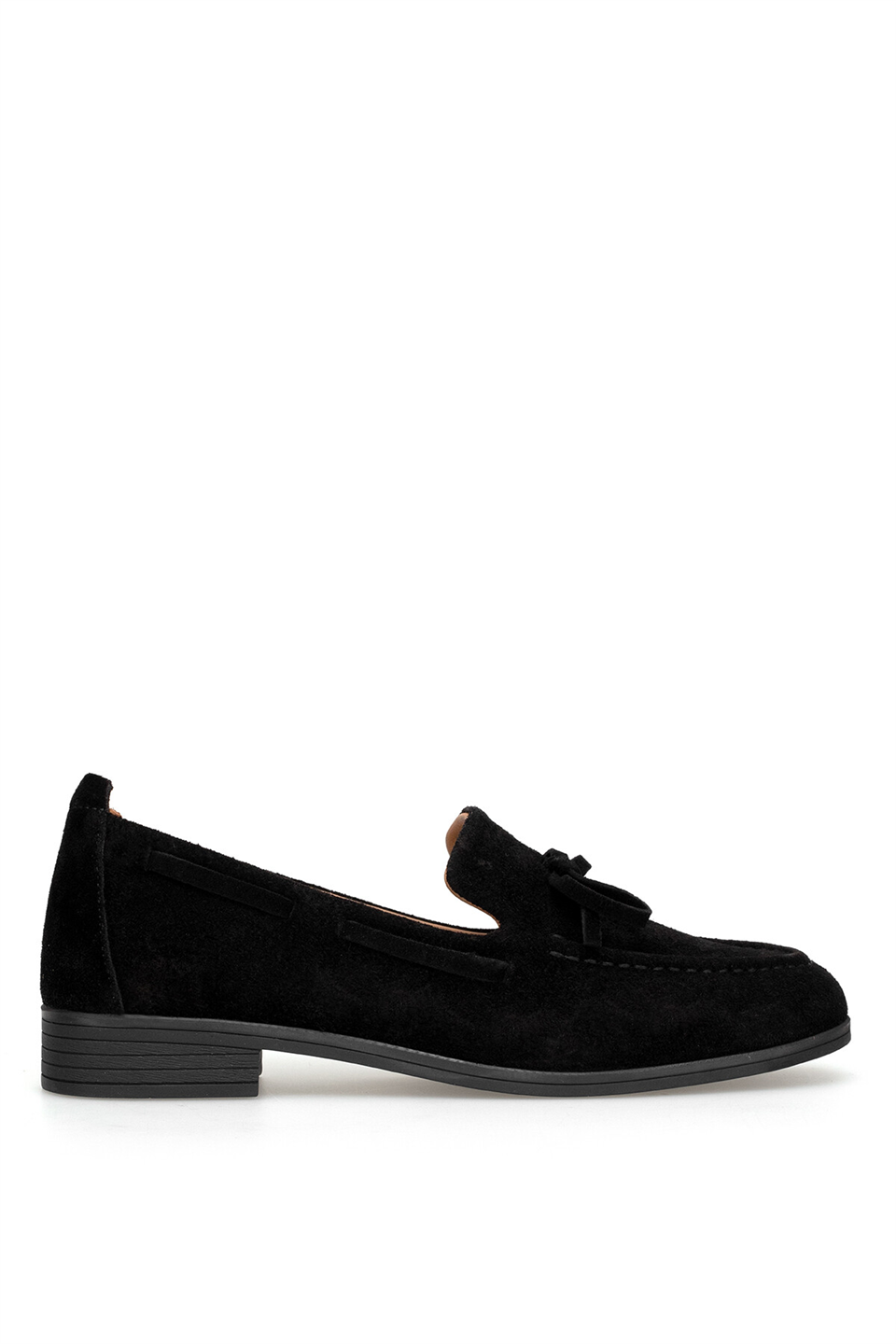 Mammamia D26YA-7295 Kadın Hakiki Deri Casual Ayakkabı Siyah