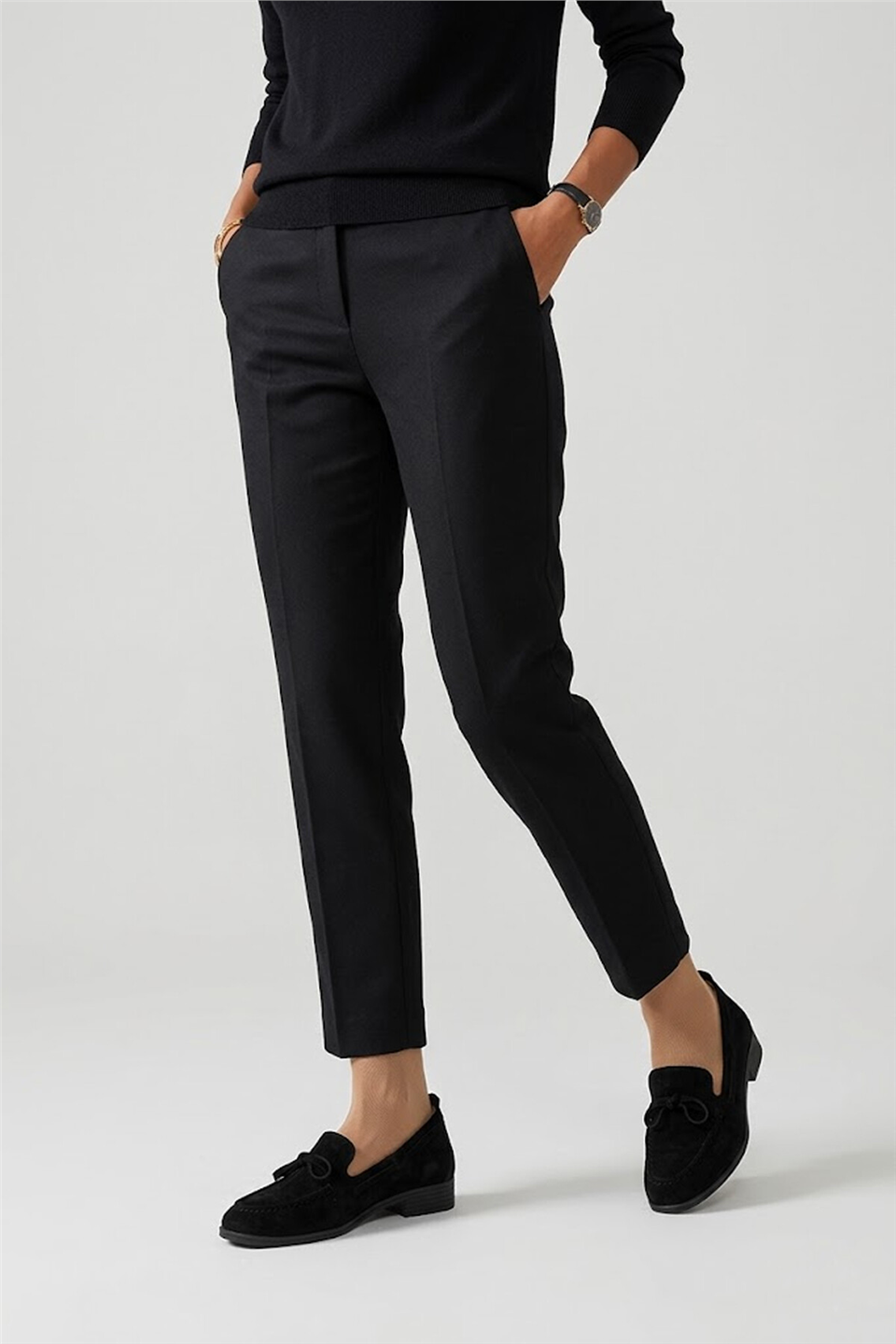 Mammamia D26YA-7295 Kadın Hakiki Deri Casual Ayakkabı Siyah