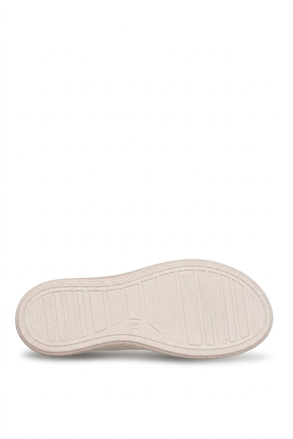 Mammamia D26YT-6140 Hakiki Deri Ortopedik Kadın Sabo Terlik Beyaz