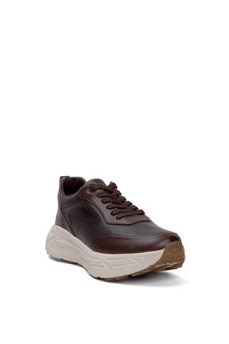 Marcomen 152-20225 Erkek Hakiki Deri Casual Ayakkabı Kahverengi