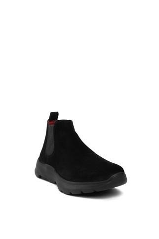 Marcomen 152-20399 Erkek Hakiki Deri Chelsea Bot Siyah