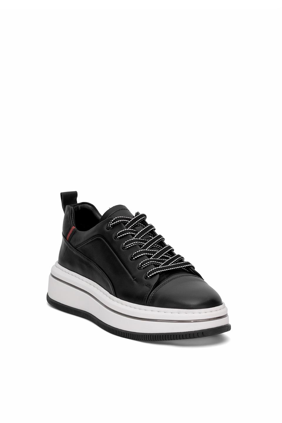 Marcomen 152-21095 Erkek Hakiki Deri Casual Ayakkabı Siyah