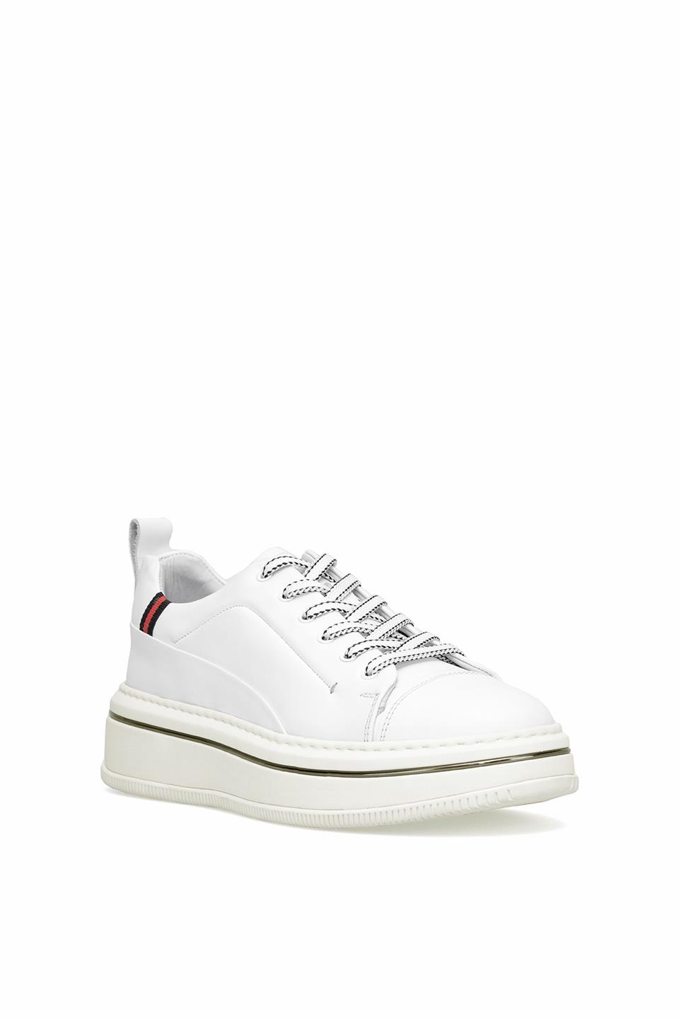 Marcomen 152-21095 Erkek Hakiki Deri Casual Ayakkabı Beyaz