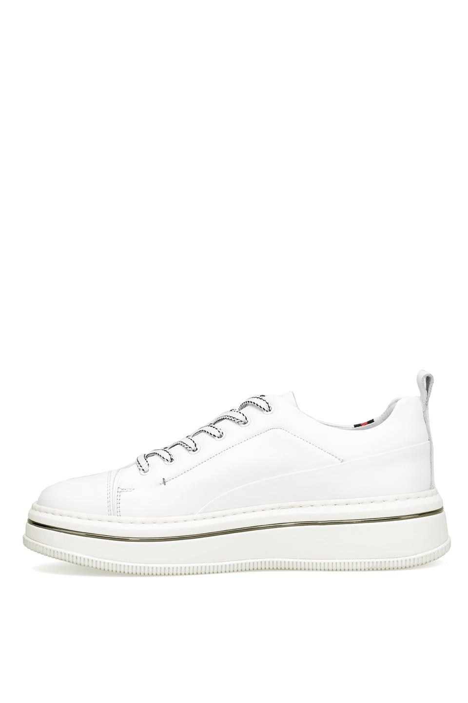 Marcomen 152-21095 Erkek Hakiki Deri Casual Ayakkabı Beyaz