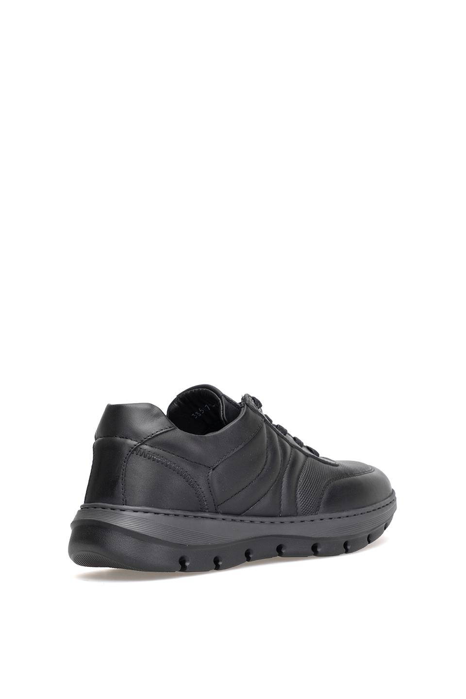 Marcomen 152-22249 Erkek Hakiki Deri Casual Ayakkabı Siyah