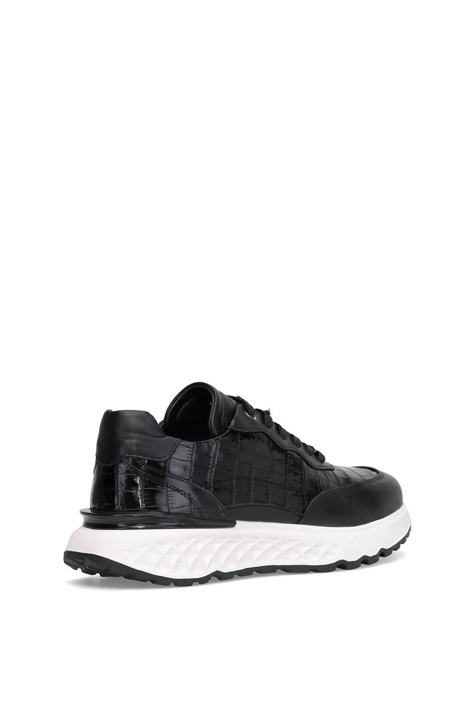 Marcomen 152-22291 Erkek Hakiki Deri Casual Ayakkabı Siyah