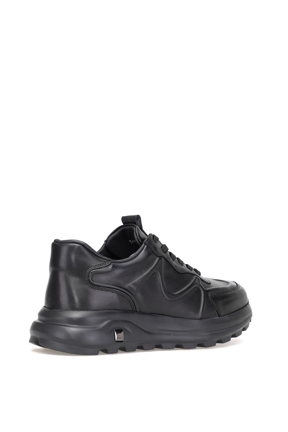 Marcomen 152-22475 Erkek Hakiki Deri Casual Ayakkabı Siyah