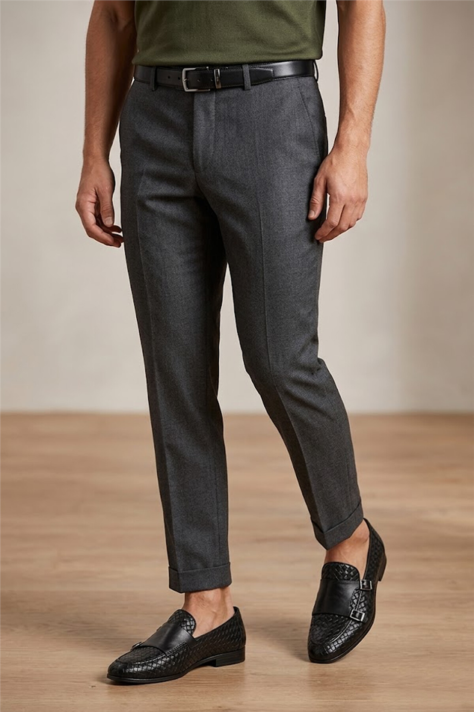 Marcomen 152-7355 Erkek Hakiki Deri Klasik Ayakkabı Siyah