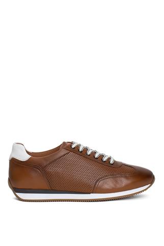Marcomen 19585 Erkek Hakiki Deri Casual Ayakkabı Taba