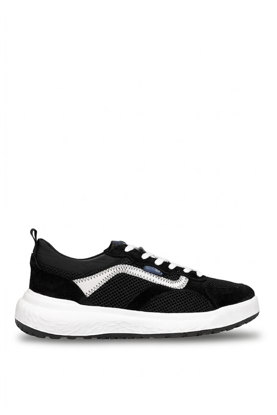 Marcomen 21161 Erkek Hakiki Deri Klasik Sneaker Siyah