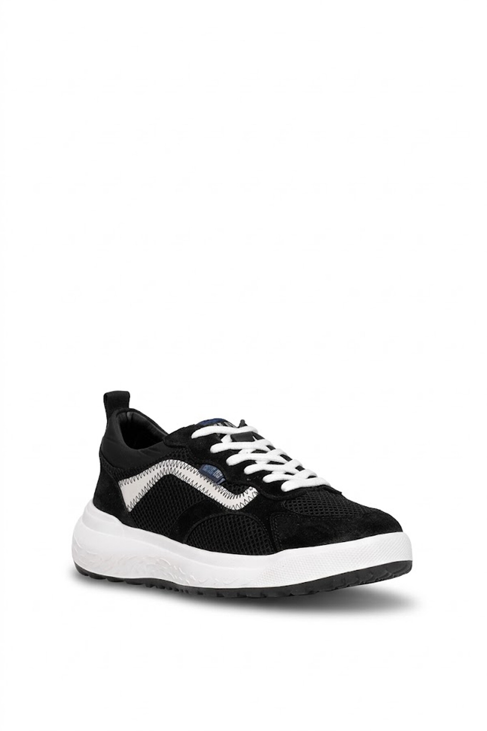 Marcomen 21161 Erkek Hakiki Deri Klasik Sneaker Siyah