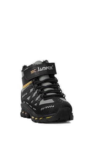Mc Jamper 1831 Patik Erkek Çocuk Outdoor Bot Siyah - Sarı