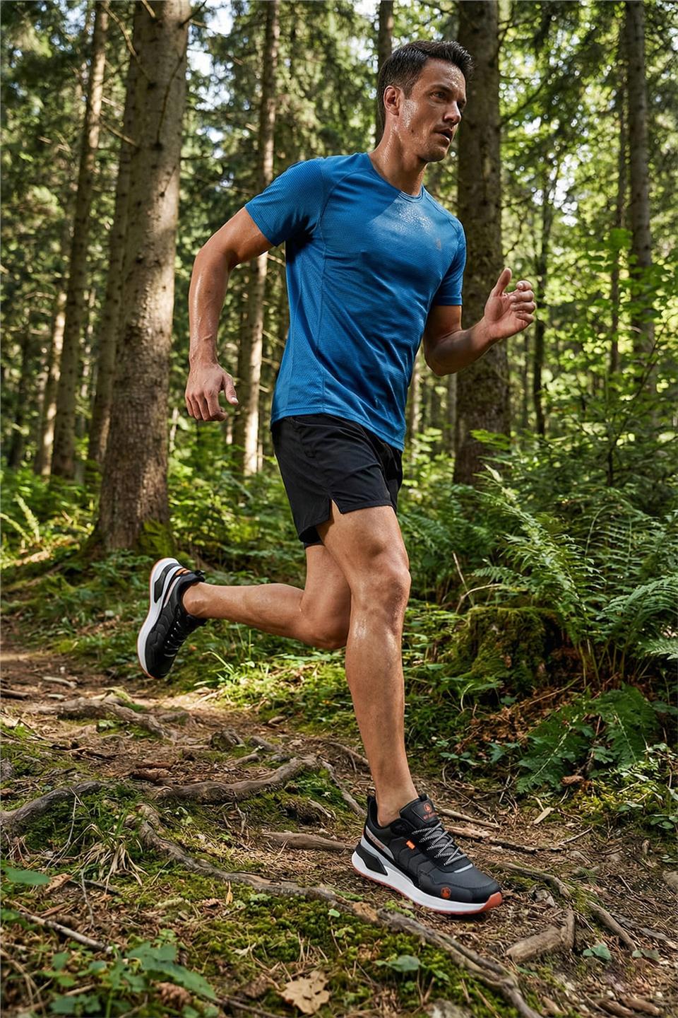 Mc Jamper 2019 Erkek Klasik Sneaker Siyah - Turuncu