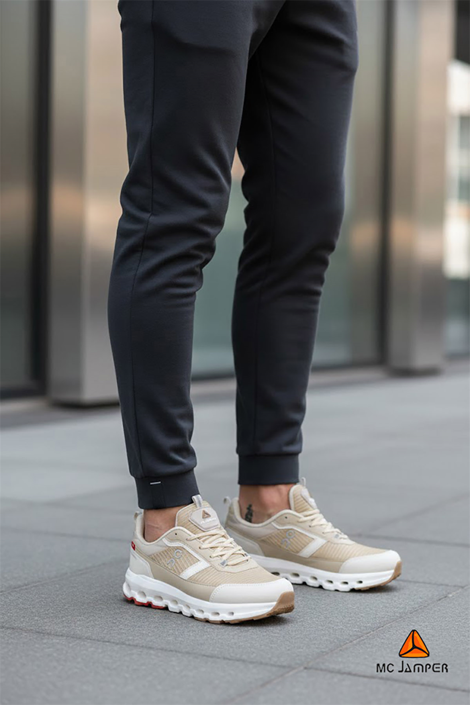 Mc Jamper Erkek Memory Foam Ortopedik Sneaker Bej