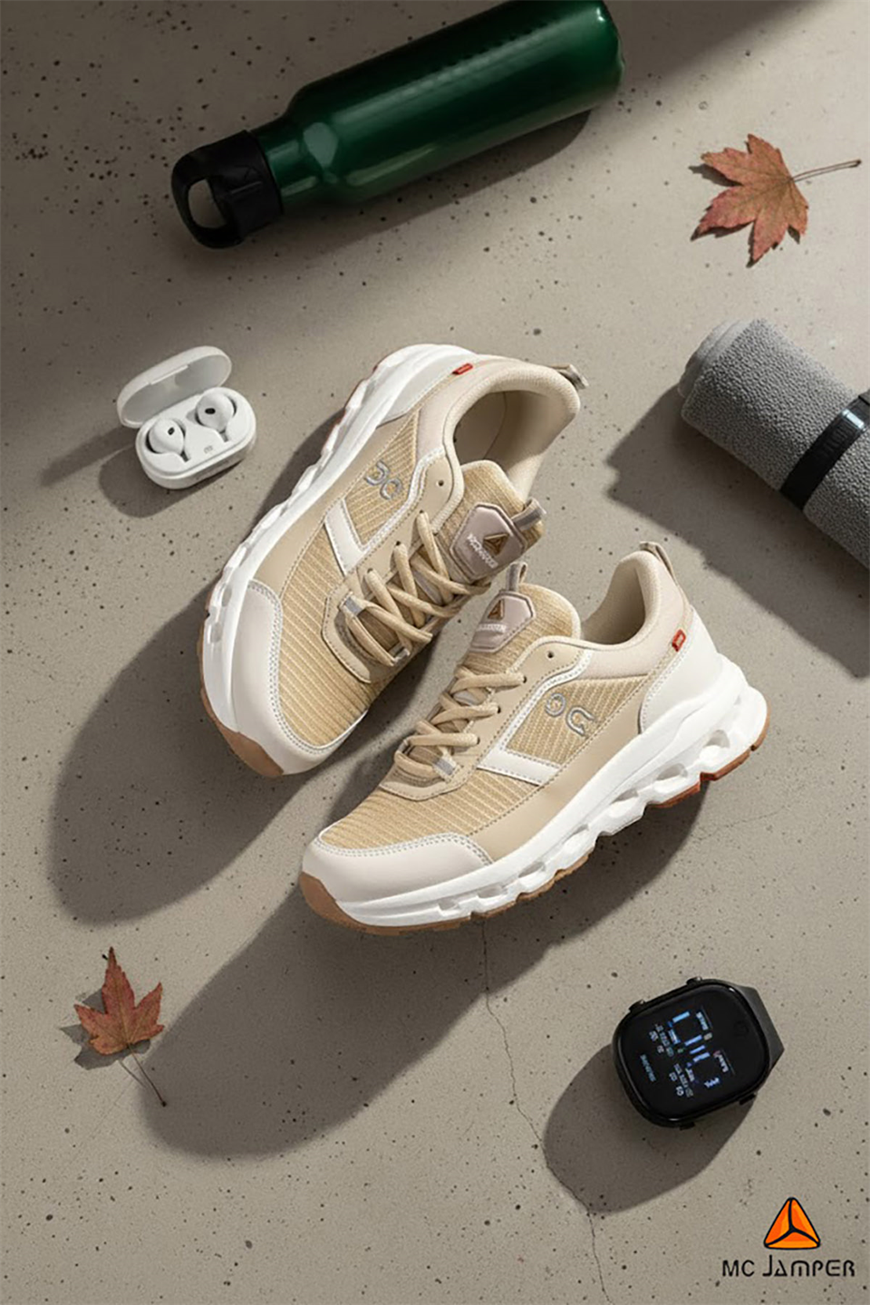 Mc Jamper Erkek Memory Foam Ortopedik Sneaker Bej